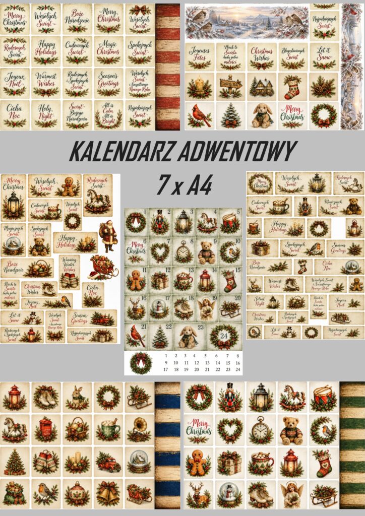 Zestaw kalendarz adwentowy